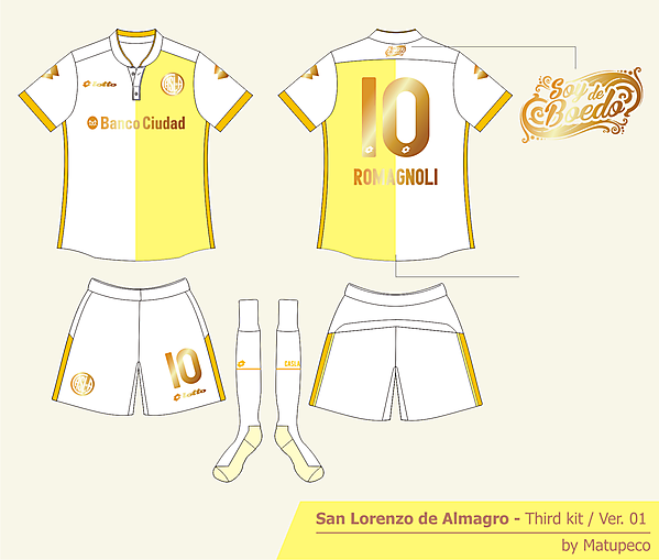 San Lorenzo de Almagro Third kit ver 01