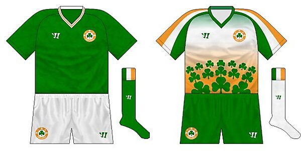 Warrior Ireland home and away