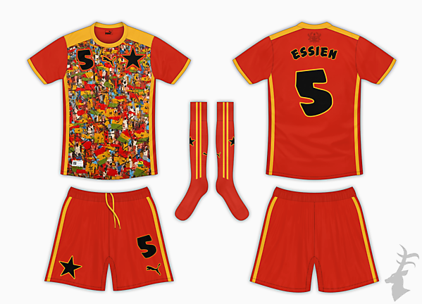 Ghana Away Kit - Puma