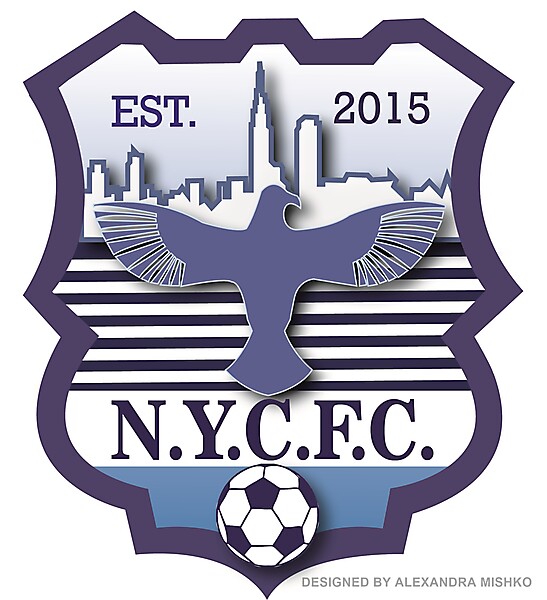 Away kit and logo NYC FC