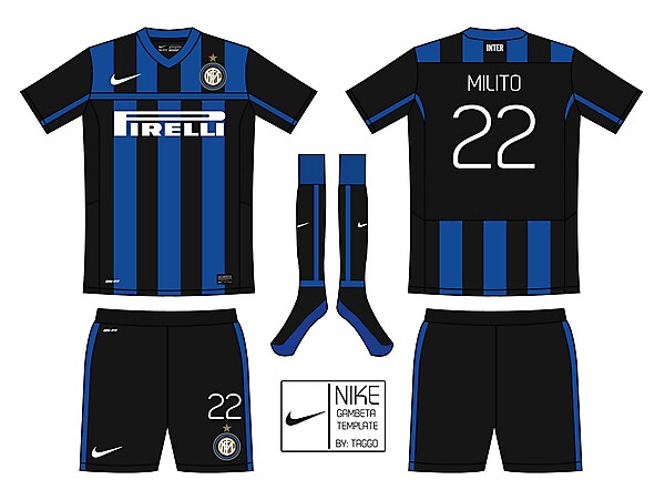Nike Gambeta Template: Inter