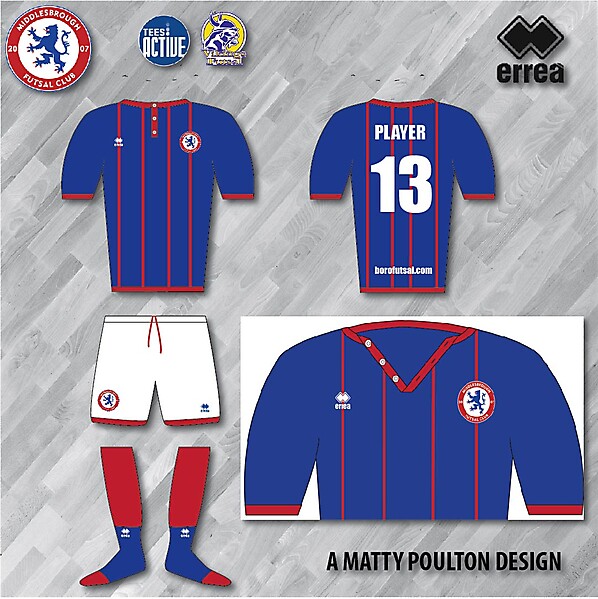 Errea Boro Futsal Kit Stripes White Shorts