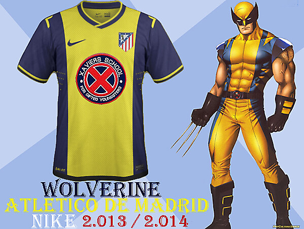 Atletico Madrid-Wolverine Away 