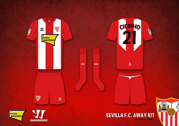 Sevilla F.C. Away Kit by Morgan O\'Brien