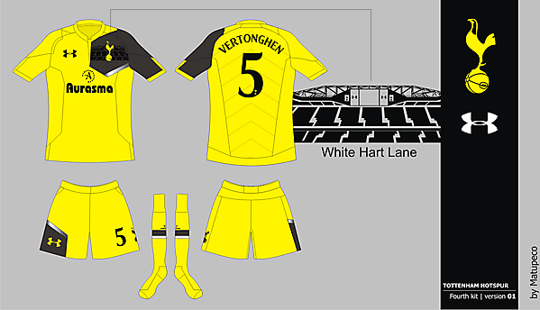 Tottenham Hotspur Under Armour Fourth ver 01
