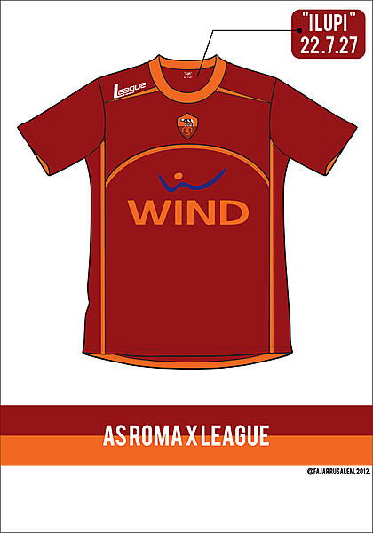 AS ROMA X LEAGUE Fantasy Home Kit
