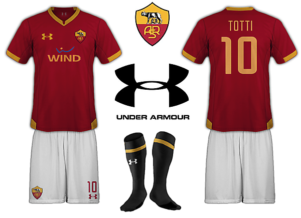 AS Roma Under Armour Kit 2013/14