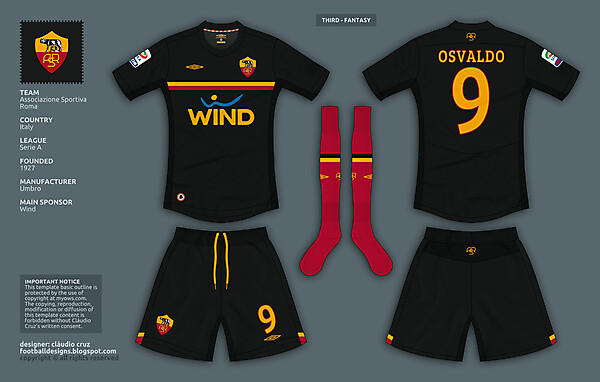 AS Roma - Third Fantasy Kit by Umbro
