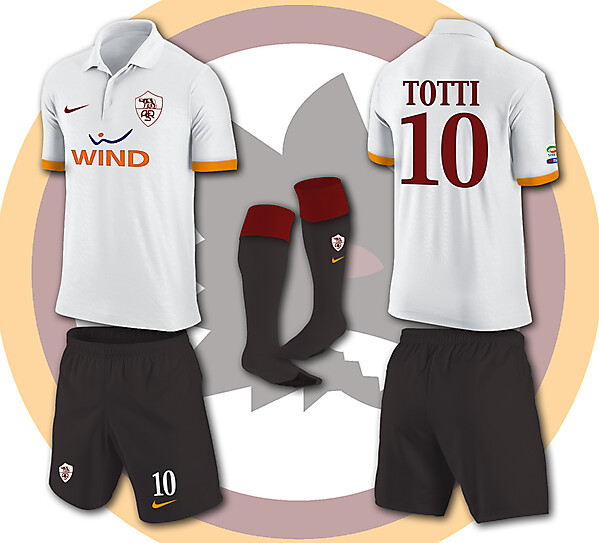 AS ROMA NIKE KITS 2013-2014 Wind)