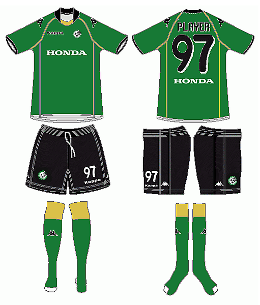 Maccabi Haifa 100th Anniversary Kappa Home Kit