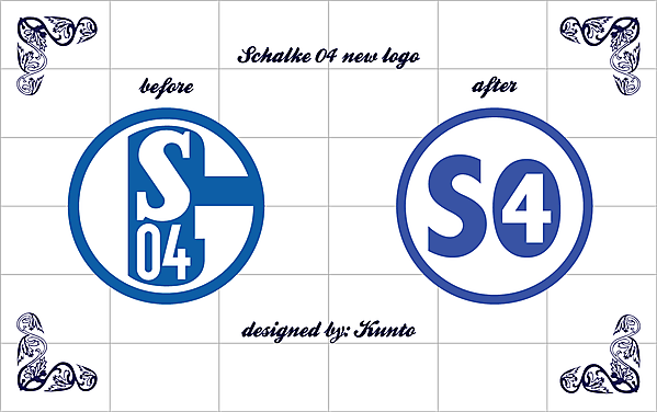 schalke 04 new crest