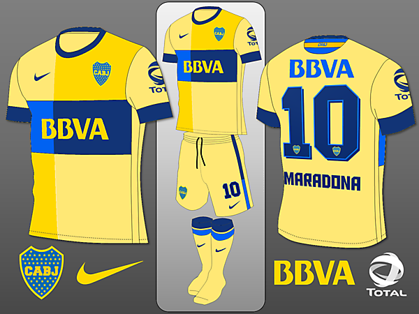 Boca Juniors Home Away Concept
