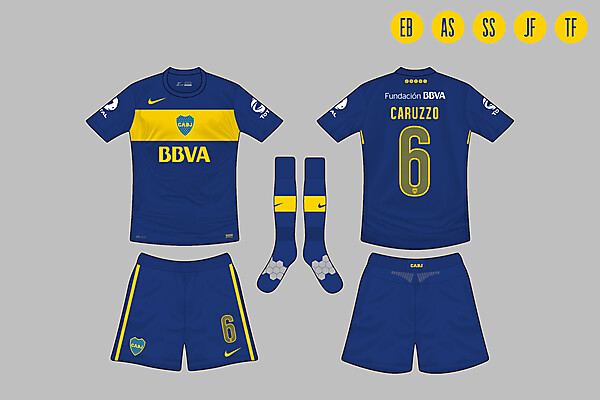 Boca Juniors Home kit