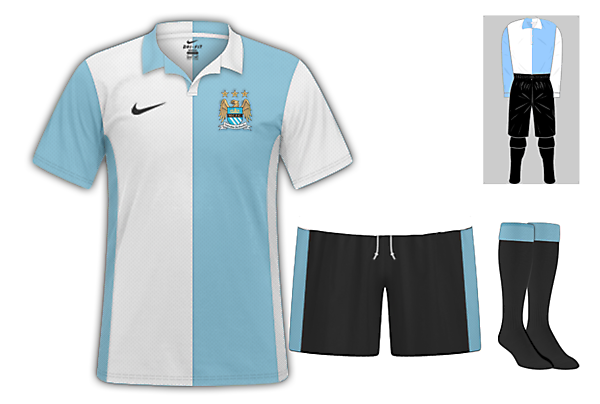 Manchester City Ye Olde Kits Edition