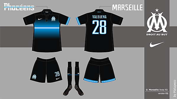 O. Marseille Away kit version 02