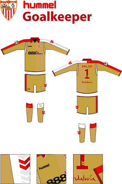 Sevilla Hummel Goalkeeper Kit