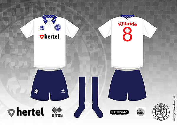 Middlesbrough Home Kit Version 6 alternate collar by Morgan OBrien