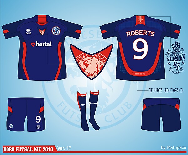 Middlesbrough Futsal Club Kit - Version .17