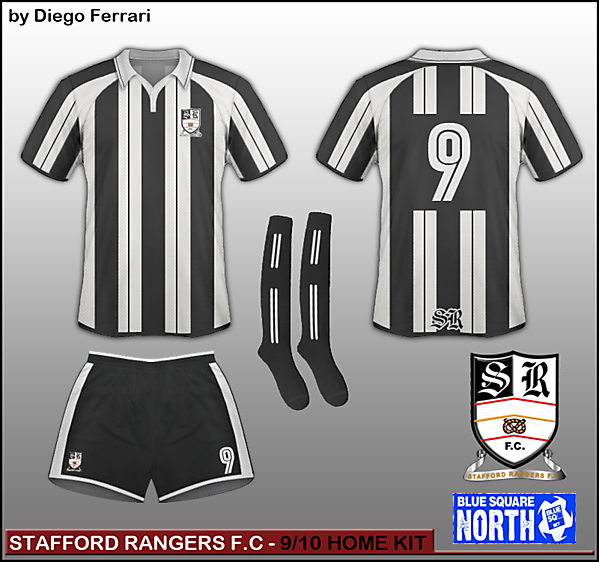 Stafford Rangers - 9/10 Home kit 