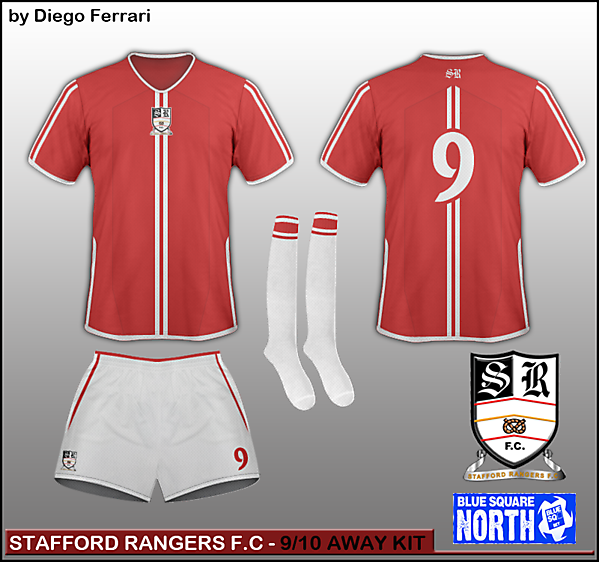 Stafford Rangers - 9/10 Home kit 