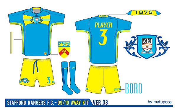 Stafford Rangers Away Kit ver. 04