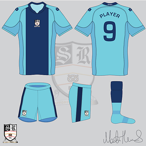 Staffor Rangers FC Away Kit #6 - Martin Thomas Design