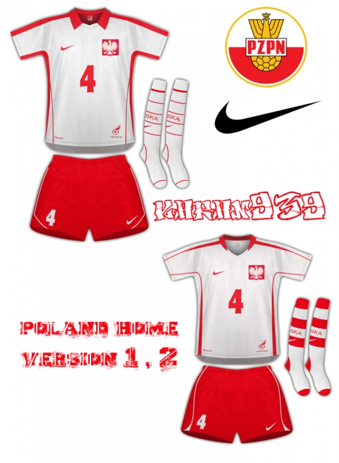 poland home nike version 1 and 2