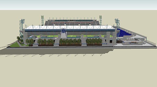 New Goodison Park Angle 4-Entrance