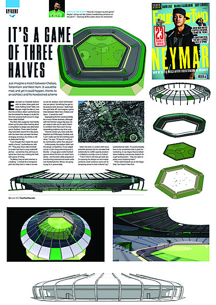 Stadium for Three Sided Football
