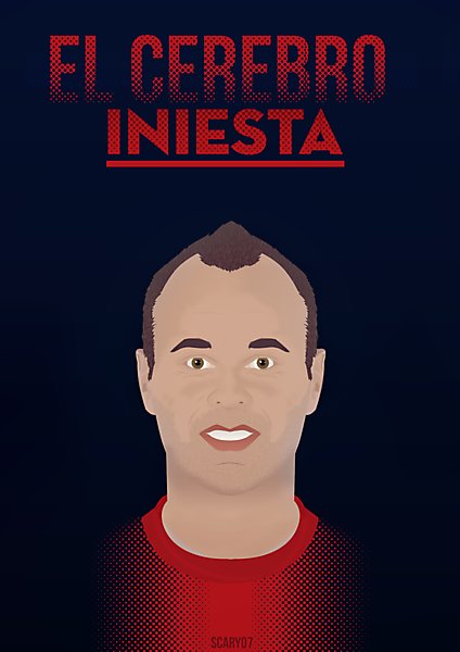 Iniesta Vector-Art