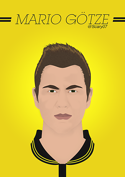 Mario Gotze Vector-Art