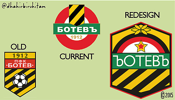 PFC Botev Plovdiv 1912 Redesign Crest Logo