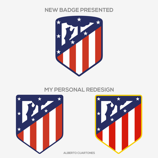 Atlético de Madrid Badge Redesign