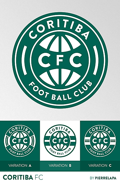 Coritiba FC - Brazil - crest redesign