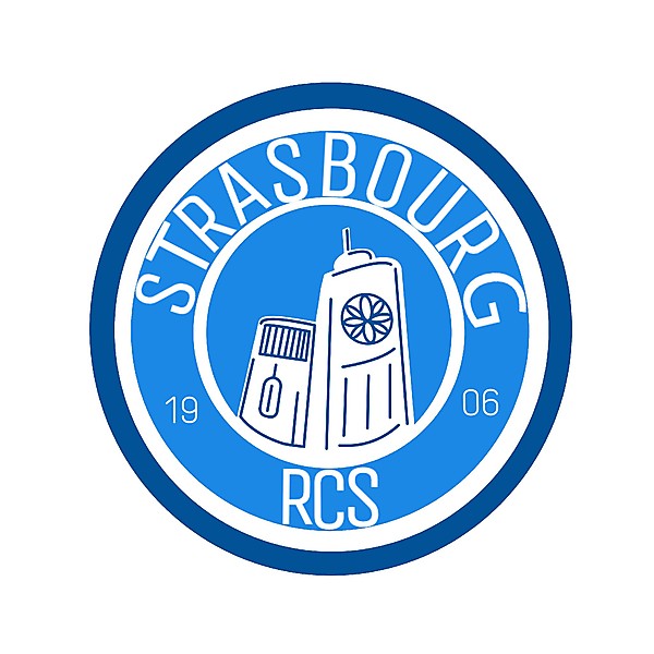Logo for Racing Club of Strasbourg , RCS , RCSA