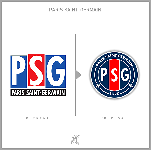 PSG 1992 Logo Redesign