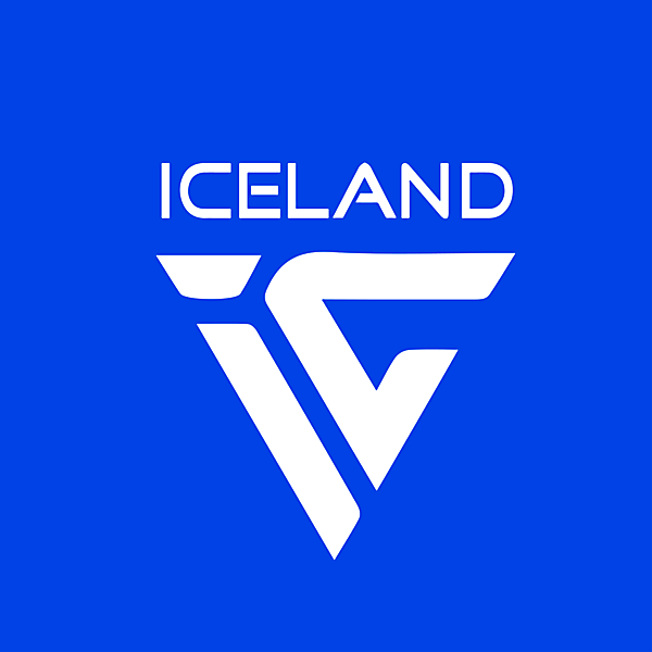 ICELAND LOGO concept font