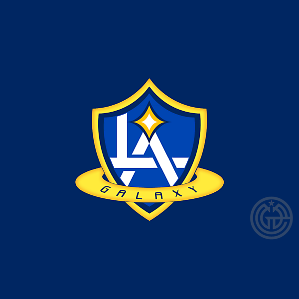 LAS ANGELES GALAXY crest redesign concept