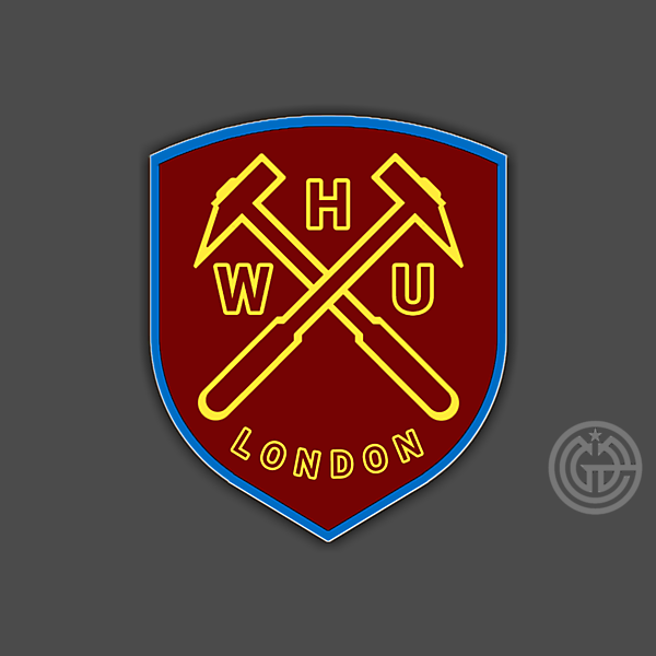 WEST HAM UNITED crest redesign concept I