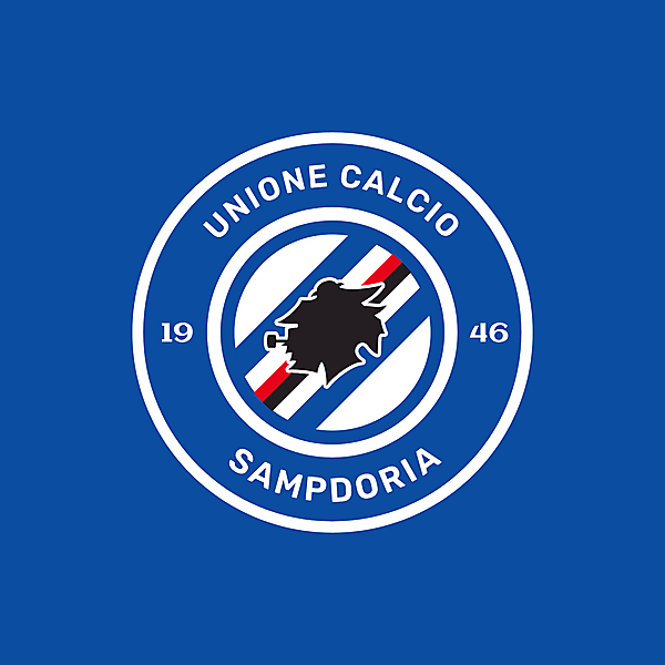 Sampdoria Crest Reinvented: Genoa’s Legacy Refined (Italy)