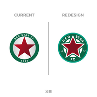Red Star FC - Rebranding