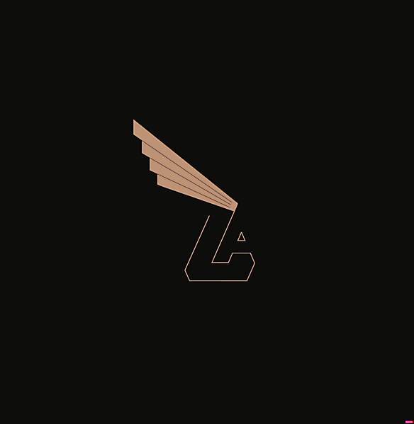 Los Angeles FC alternate logo.