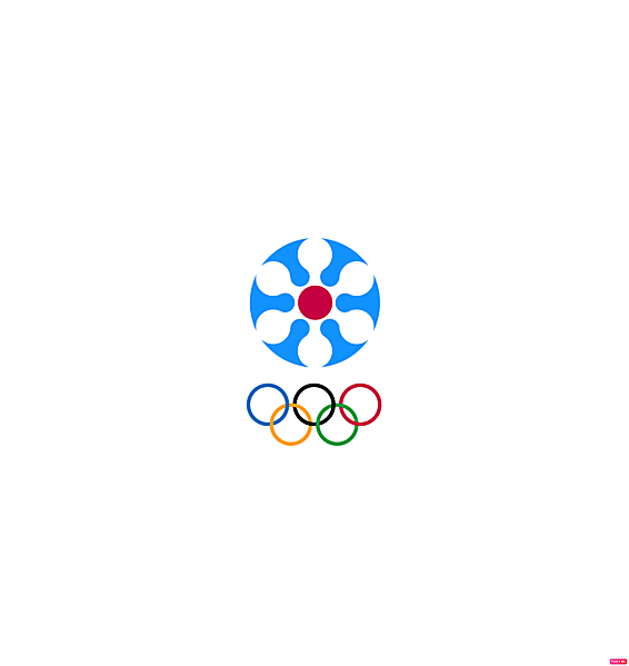 Sapporo 2030 Olympic bid logo proposal aka Sapporo 1972 snowflake .
