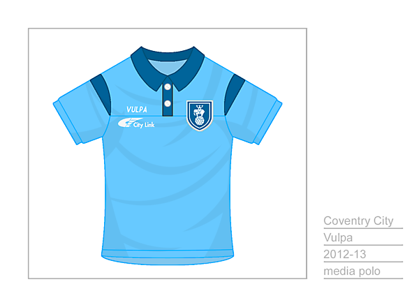 Coventry City Media Polo