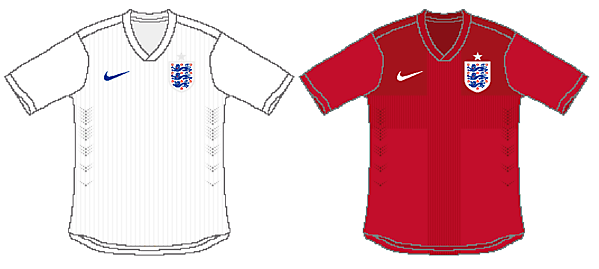 England 2014 World Cup Kits
