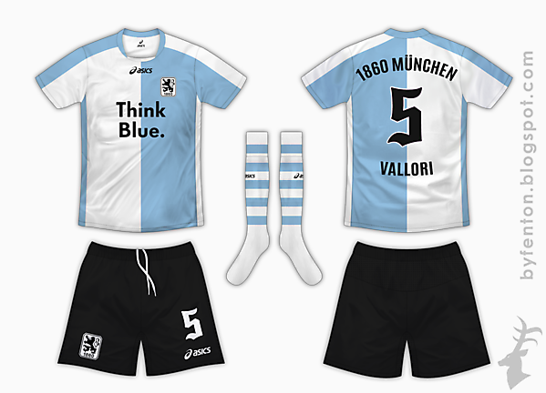 1860 Munich Home Kit - Asics
