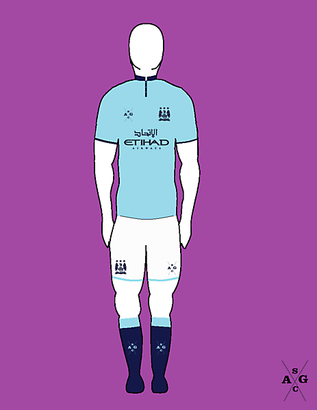 Manchester City Home kit by AG Sports Co.