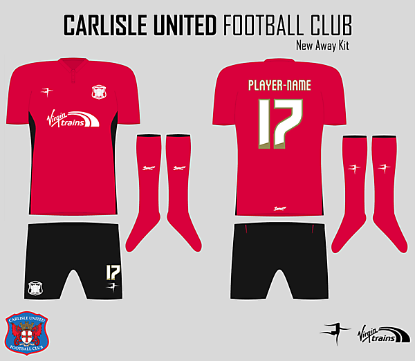 Carlisle United Away Kit