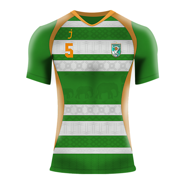 Ivory Cost away shirt by J-sports