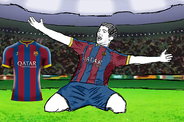 FC Barcelona home kit by J-sports